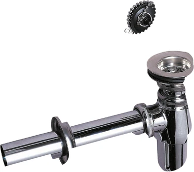 Сифон для раковины WIRQUIN 1 1/4"x32 мм с пробкой на цепочке (9541203)
