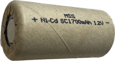 Аккумулятор технический MSS Sub-c 1,2v 1700mAh (Ni-Cd)