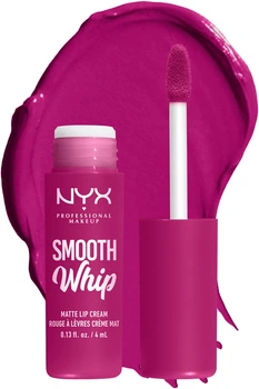 Pomadka w płynie NYX Professional Makeup Smooth WHip matowa 09 Baby Frosting 4 ml (800897131197)