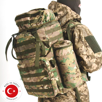 Рюкзак тактичний зсу 65+10л, рюкзак військовий камуфляж, тактичний рюкзак ЗСУ, військовий рюкзак 65+10 літрів