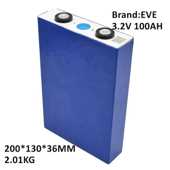 Акумулятор літій залізо фосфатний EVE 100 A/h 3.2V LiFePo4