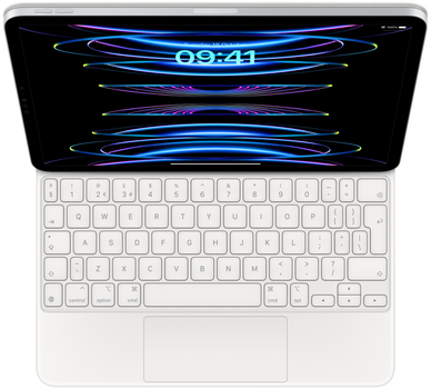 Обкладинка-клавіатура Apple Magic Keyboard для iPad Pro 11 (3rd gen) та iPad Air (5th gen) International English White (MJQJ3Z/A)