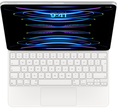 Обкладинка-клавіатура Apple Magic Keyboard для iPad Pro 12.9 (5th gen) International English White (MJQL3Z/A)