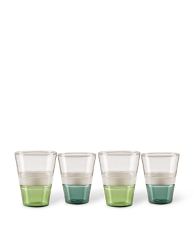 Стаканы Pols potten Bubbles green сет из 4 шт