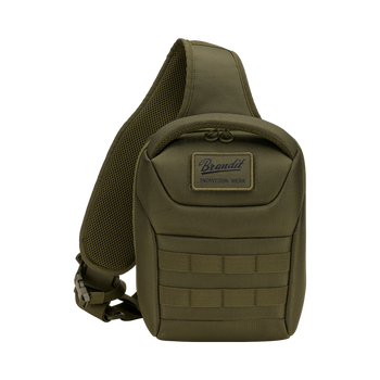 Тактична сумка плечова US Cooper Medium, Brandit, Olive, 5 л