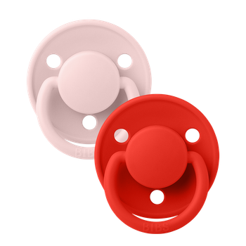 Пустышка BIBS De Lux Silicone Candy Apple + Blossom 0-36 мес. 2 шт.