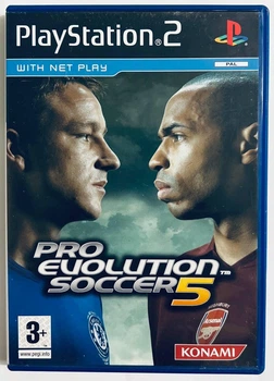 Pro Evolution Soccer 5, Б/У, английская версия - диск для PlayStation 2