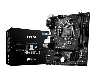 Материнская плата MSI H310M PRO-VDH (mATX, Intel H310, PCI-Ex16) s1151