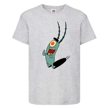 Футболка дитяча Спанч Боб 17 (Sponge Bob) сіра 116 см