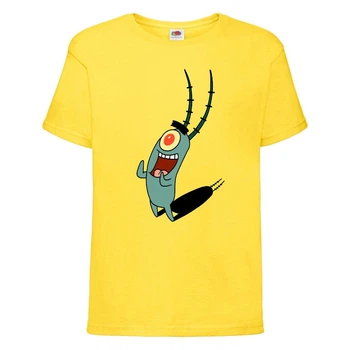 Футболка дитяча Спанч Боб 17 (Sponge Bob) жовта 116 см