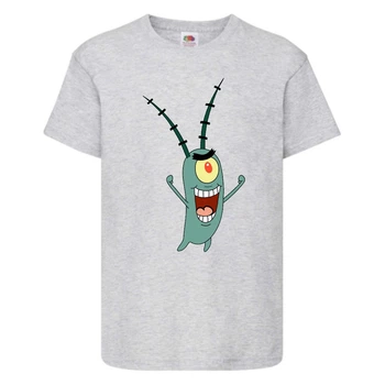Футболка дитяча Спанч Боб 15 (Sponge Bob) сіра 140 см