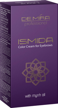 Професійна крем-фарба для брів DeMira Professional Ismida Чорний 1 20 мл (4820197009688)