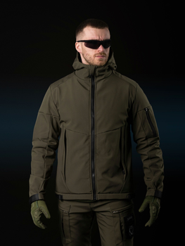 Тактична куртка утеплена BEZET Softshell Робокоп 6289 M Хакі (2000093212388)