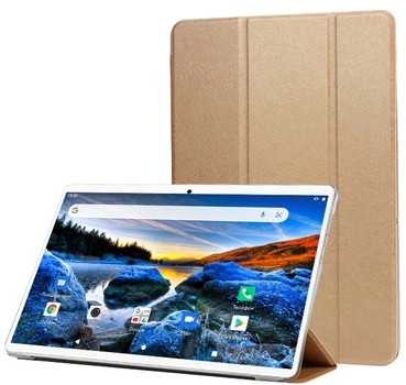 Планшет та чохол-книжка Hoozo S 464 LTE 4GB/64GB IPS 10.1" Gold (1364)