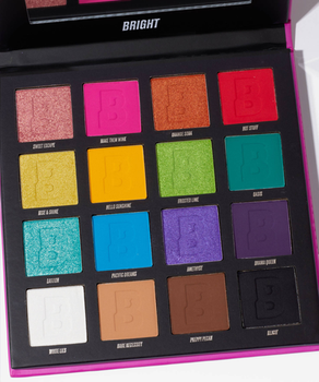 Палетка тіней By Beauty Bay Bright 16 Colour Palette