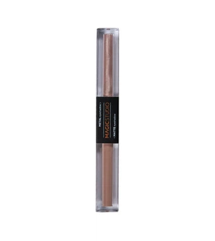 Двухсторонние жидкие тени Magic Studio Liquid eyeshadow 2 in 1 Matte & Metal - 01 2х2 мл. Бежевый