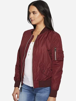 Бомбер жіночий Alpha Industries L-2b Scout W WJL46000C1 XS Бордовий (640631779748)