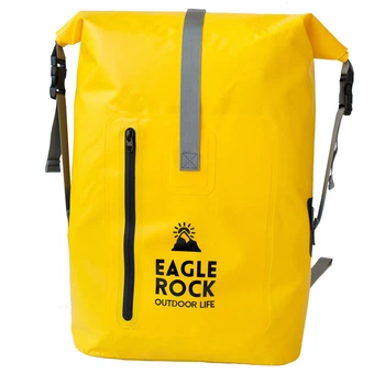 Рюкзак Водонепроникний ПВХ PVC 30л Eagle Rock Герморюкзак Гермомешок ЖОВТИЙ R0051