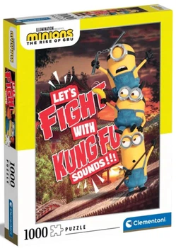 Пазли Clementoni - Посіпаки: Становлення лиходія / Minions: The Rise of Gru, 1000 елементів (39564)