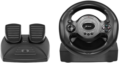Kierownica przewodowa Tracer Sierra Rayder 4 w 1 PC/PS3/PS4/XONE Czarna (TRAJOY46765)