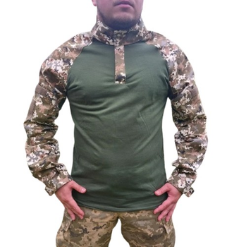 Рубашка убакс тактическая, кулир+саржа, размер XL