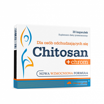 Липотропики хитозан и хром Olimp Chitosan + chrom 30 капсул