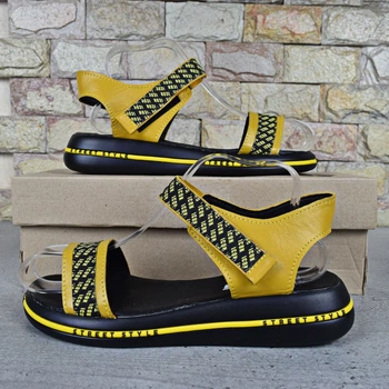 Босоножки женские кожанные It Style Украина, босоножки с открытым носком 38 р (25,5 см)