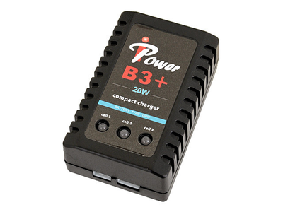 Компактний зарядний пристрій B3+ 20W для акумуляторів Li-Po, IPower для страйкболу