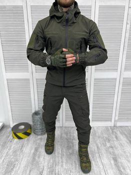 Тактичний військовий костюм M16 ( Куртка + Штани ), Камуфляж: Олива, Розмір: XL