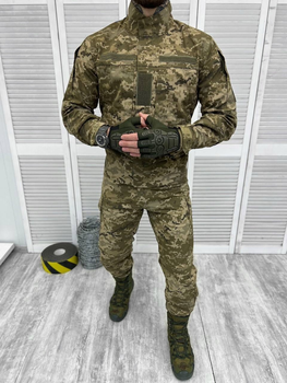 Тактический военный костюм Уставной ГОСТ ( Китель + Штаны ), Камуфляж: Пиксель ВСУ, Размер: M