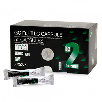 FUJI II LC Capsules, реставраційний склоіономер світлового затвердіння (А3), 1 капсул