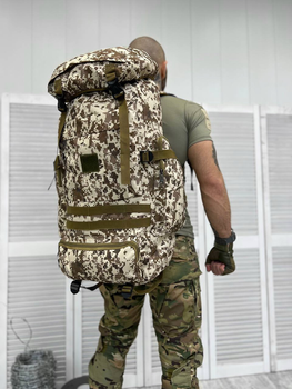 Тактичний великий армійський рюкзак 80л pass k6 4-0