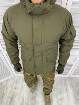 Куртка 2XL тактическая зимняя софтшелл Proff Хаки для военных