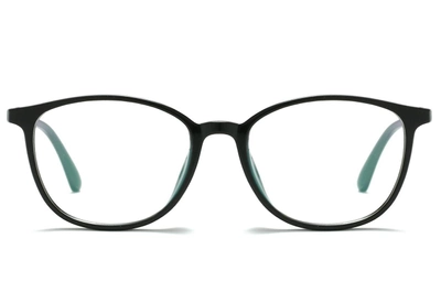 Окуляри для комп’ютера захисні NewGlass захисні комп’ютерні очки універсальні круглі глянцеві чорні