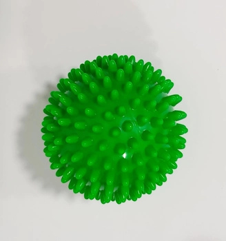 Мяч массажный 7,5см MS 2096-1 Profi ПВХ твёрдый Зелёный