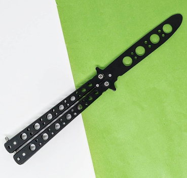 Нож бабочка для трюков BexShop раскладной нож бабочка не острый тренировочный детский нож (GT-321)