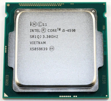 Процессор INTEL Core i5-4590 LGA1150 4 ЯДРА 3.3GHz ( Turbo BOOST до 3,7 GHz ) / 6MB / 5GT/s s1150 Tray ( CM8064601560615 ) Б/У