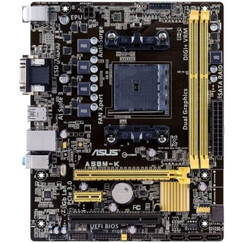 Материнская плата Socket FM2+ ASUS A58M-K ( sFM2+ / FM2, DDR3, AMD A58, PCI-Ex16 ) Б/У