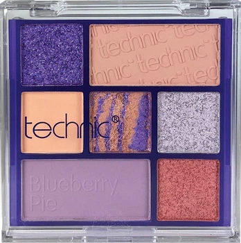 Палетка теней Technic Eyeshadow and Pressed Pigments Palette - Blueberry Pie