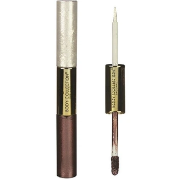 Стойкие жидкие двухсторонние тени для век Body Collection Double-Sided Liquid Metallics Cream Eyeshadow & Glitter Liner - Frozen