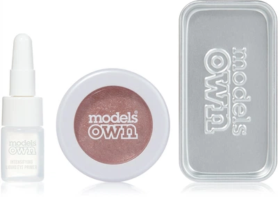 Фолькированные тени Models Own Color Chrome Eyeshadow - 08 Vintage Pink 1,75 гр. Розовый