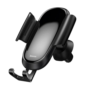 Автотримач мобiльного телефону Baseus Future Gravity Car Mount Black