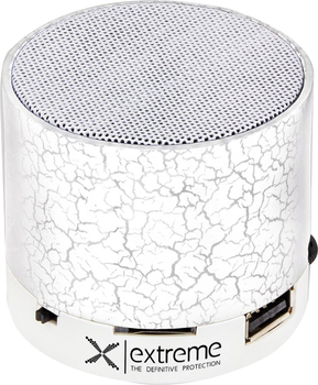Głośnik przenośny Esperanza Extreme XP101W Portable bluetooth speaker 3 W Biały (AKGESPGLO0019)