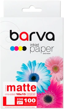 Фотопапір Barva Original Матова 10x15 см 230 г/м2 100 л (IP-BAR-A230-214)