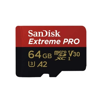 Карта памяти SanDisk Extreme Pro microSDXC 64GB UHS-I U3 + SD