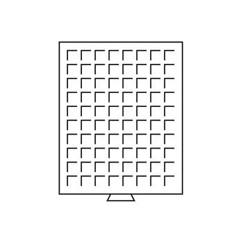 Бокс Leuchtturm для монет (розмір комірки 24*24 мм)