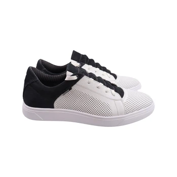 Кеди чоловічі Maxus shoes білі натуральна шкіра 117-23LTCP 49