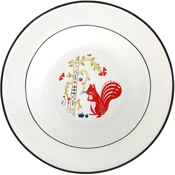 Тарілка супова MBM HOME 21.5 см Біла (KP-52 WHITE)