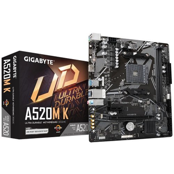 Материнська плата Gigabyte A520M K
