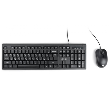 Комплект (клавиатура, мышь) Vinga KBS806 Black